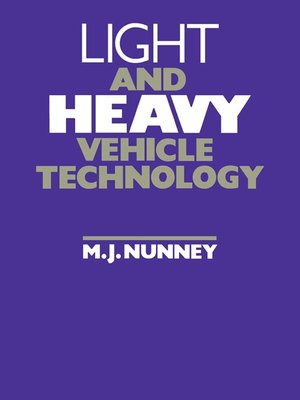 cover image of Light and Heavy Vehicle Technology